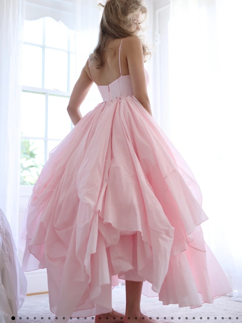 Selkie Blush Pink Gown - Picture 2 of 10